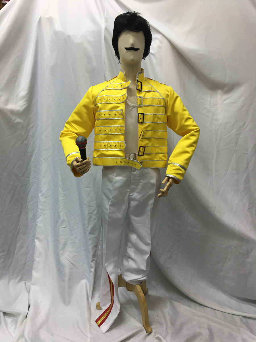 Yellow Jacket Freddie Mercury Fancy Dress Kids Freddie Mercury
