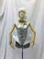 Female Futuristic, Irridescient & Silver Bodice
