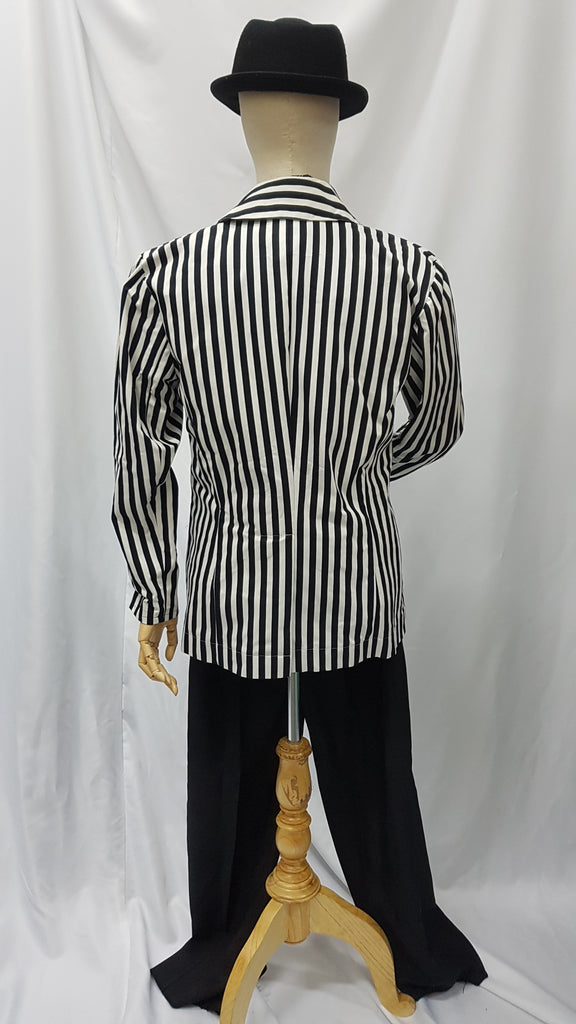 Black and White Striped Coat | Awesome Costumes Singapore