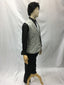 Light Grey Woven Checkered Vest | Awesome Costume Singapore