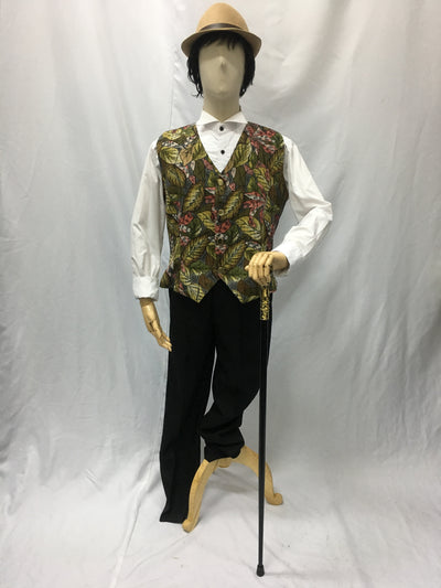 Vintage Green Leaf Vest | Awesome Costume Singapore