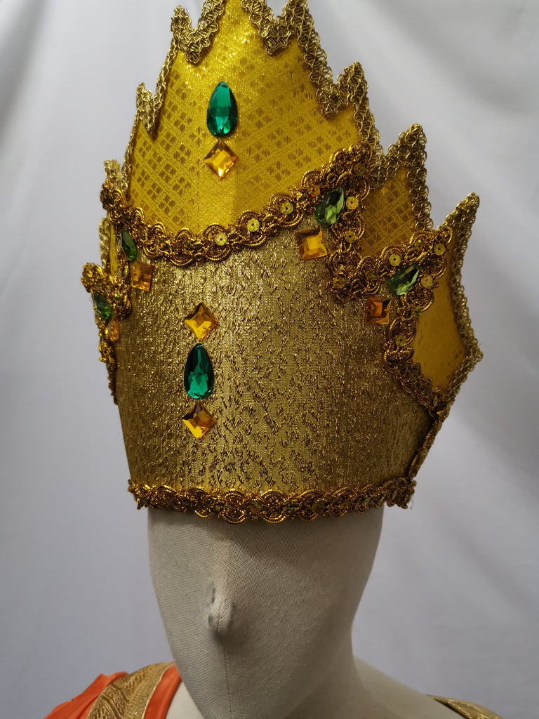 Sangnila Utama, Sumatra Prince, Orange & Gold | Awesome Costume Singapore