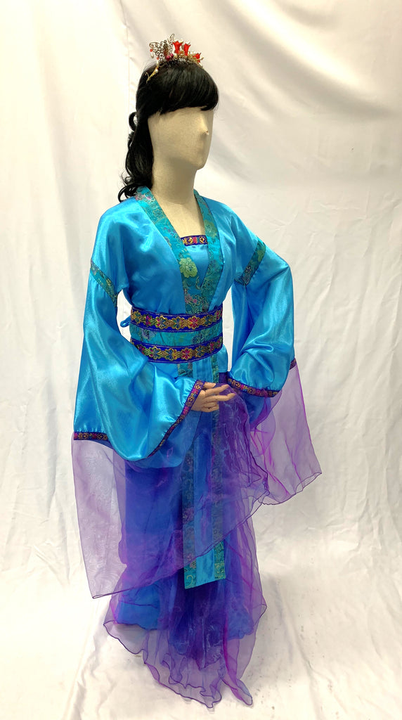 Tang Dynasty Chinese Princess, Blue