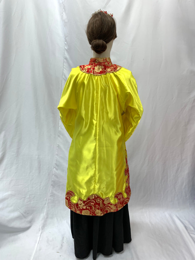 Yellow Chinese Female Costume