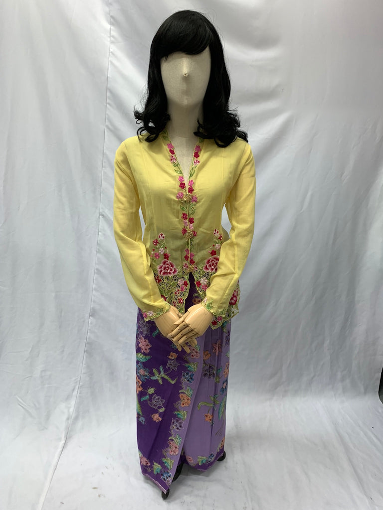 Peranakan Nonya Costume, Yellow