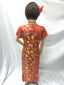 Long Brocade Cheongsam, Red
