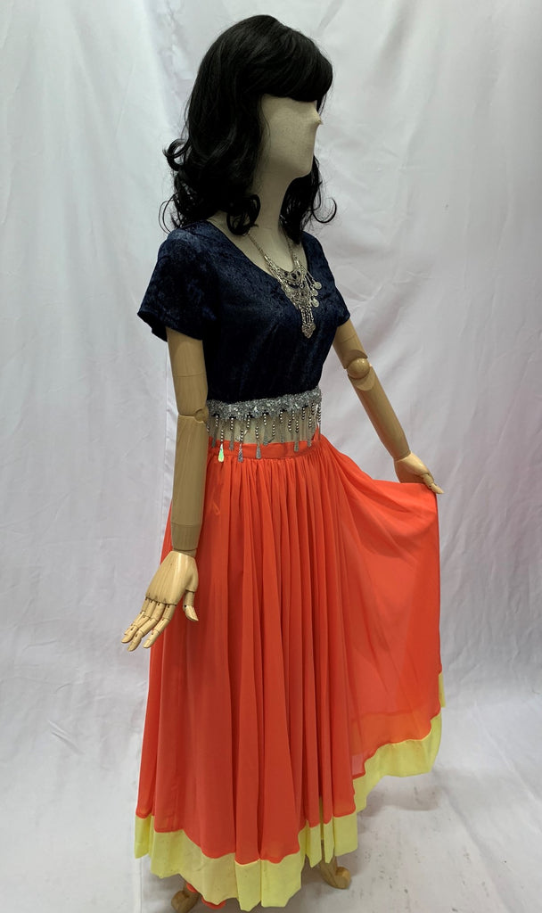 Bollywood Dancer, Neon Orange