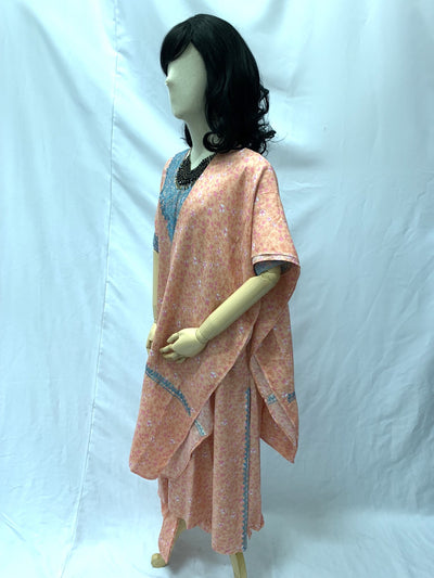 Traditional Indian Costume, Embroidered Pink