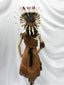 Brown tribal dress