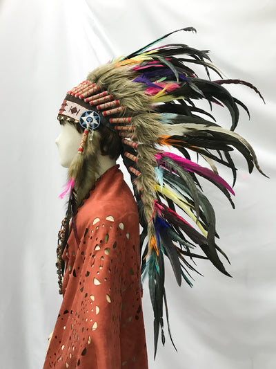 Deep red tribal shawl