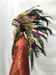 Deep red tribal shawl