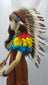 Brown Suede with Colorful Feathers | Awesome Costumes Singapore