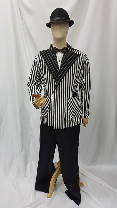 Black and White Striped Coat | Awesome Costumes Singapore