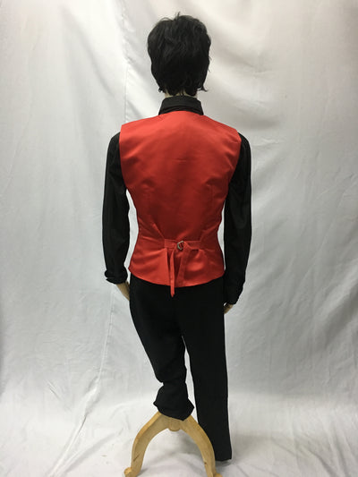 Satin Red Vest | Awesome Costumes Singapore 