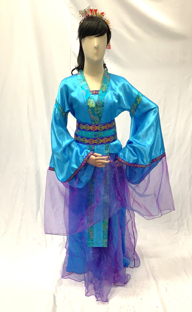 Tang Dynasty Chinese Princess, Blue