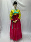 Korean Hanbok Costume, Yellow & Bright pink