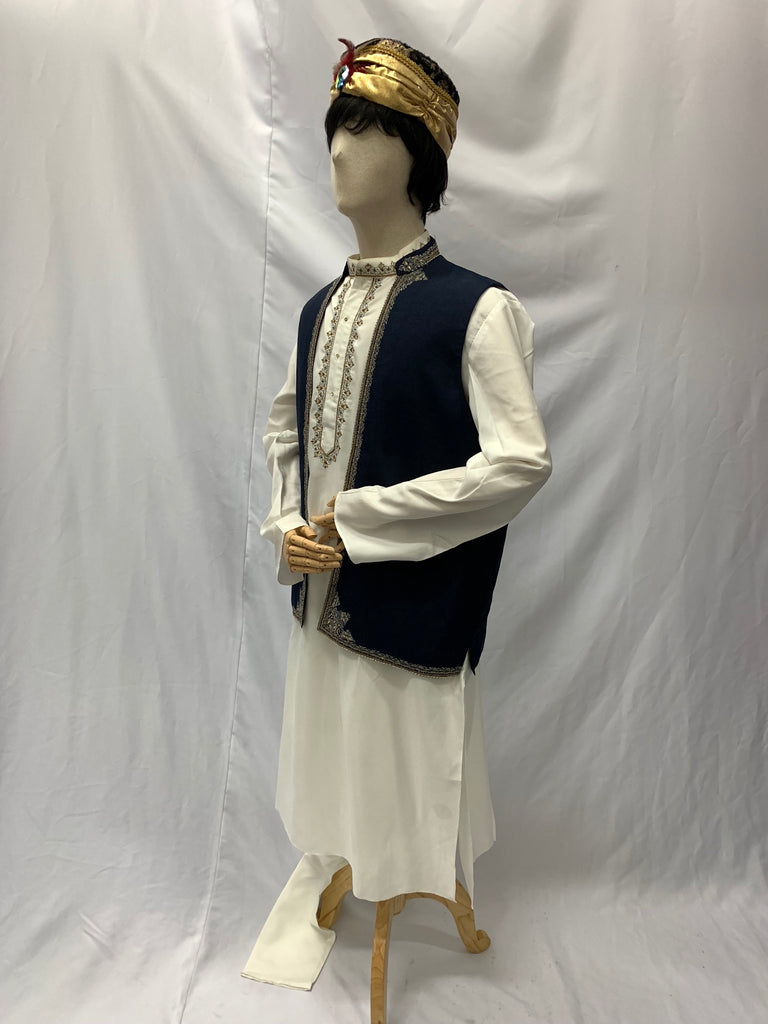 Indian Men's Kurta and vest set
