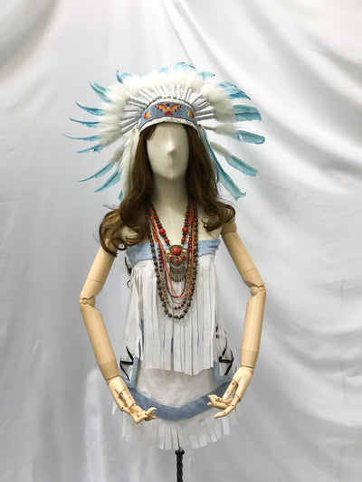White tribal dress